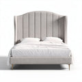 Letto matrimoniale in tessuto per camera da letto – 200 x 160 x 120 cm