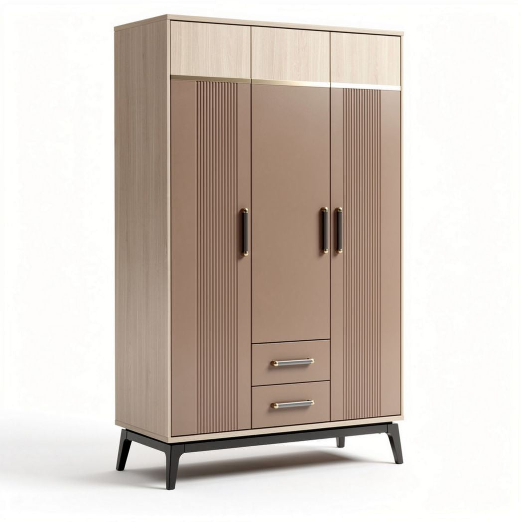 Armadio in legno con ante scorrevoli per camera da letto – 180 x 90 x 45 cm