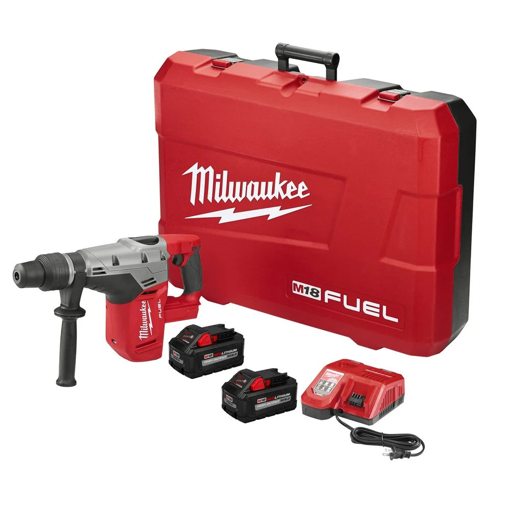 2025 Milwaukee 2717-22HD M18 FUEL 1-9/16 SDS - Max Martello Foratrice Kit con 2 Batterie