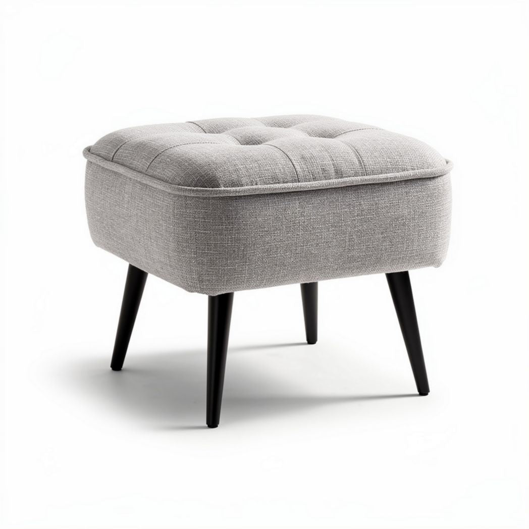 Pouf in tessuto per soggiorno – 40 x 40 x 40 cm