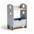 Carrello in legno per bambini per organizzazione giocattoli – 60 x 40 x 70 cm
