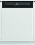 INDESIT I3B L634 B LAVASTOVIGLIE 2024 SEMI INCASSO NO PANNELLO SCOMPARSA PARZIALE 14 COPERTI CLASSE D NERO