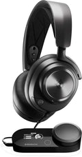 SteelSeries Arctis Nova Pro - Cuffie da gaming multi-sistema - Audio Hi-Res - Audio spaziale a 360° - GameDAC Gen 2 - Microfono ClearCast Gen 2 - PC, PS5, PS4, Switch