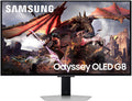 Monitor Gaming Odyssey OLED G8 (S32DG802), Flat, 32'', 3840x2160 (UHD 4K), 16:9, HDR10+, QD-OLED Glare Free, 240Hz, 0,03ms (GtG), Compatibilità G-Sync, HDMI, USB, DP, HAS, Pivot, Gaming Hub