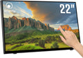 ATLANTIS A05-T22A-VHDM Monitor Touch 22 pollici, schermo 22, Touchscreen 10 tocchi, Full HD 1920x1080, HDMI VGA DP, inclinabile 15°-50°, Vetro Protettivo 7H, Contrasto 1000:1,Angolo 178/178,Vesa 100