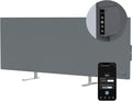 AENO Smart LED Pannello Radiante Infrarossi con WiFi 700W Risparmio Energetico ed Ecologico Riscaldatore Montaggio a Parete Orizzontale/Verticale o Autoportante Vincitore del Reddot 2023, Grigio