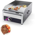 Piastra per Barbecue Elettrica Griglia Elettrica Professionale in Ghisa Bistecchiera Elettrica Professionale, Alloggiamento in Acciaio Inox, con Temperatura Regolabile per Casa Ristorante,360d-1pc