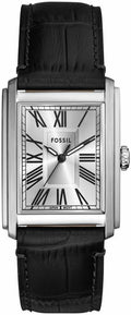 Fossil Orologio Carraway da uomo, Movimento al quarzo a tre lancette con cinturino in pelle o acciaio inossidabile