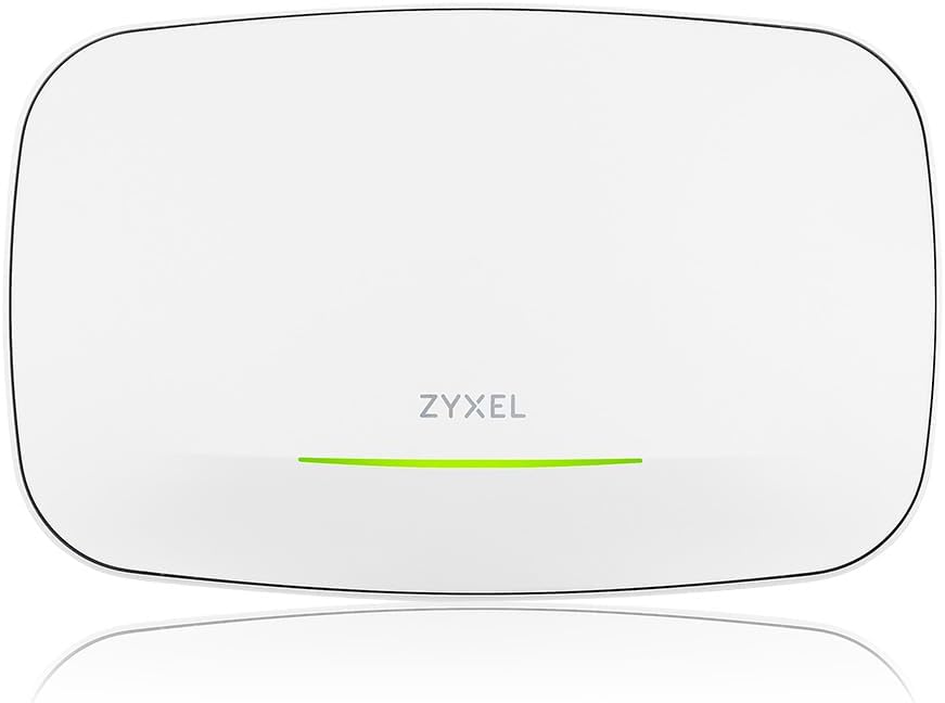 Zyxel BE11000 Access Point WiFi 7 | 2 Porte Ethernet 2.5Gb | PoE+ | Triple Radio Livello Azendiale | Mesh | Gestione Cloud, App o Standalone | Alimentatore USB C (Non Incluso) [NWA130BE]
