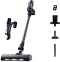 Rowenta X-PERT 7.60 Moo Essential, Aspirapolvere Senza Fili da 140 W, Luci a LED, Pulizia su Tutte le Superfici, Spazzola per Tessuti, Ultraleggero, Batteria a Lunga Durata, Colore Nero, RH6A33
